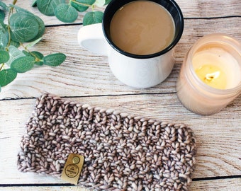 Oakmoss Earwarmer Knitting Pattern | Multi-Weight Knitting Pattern | Beginner Knitting Pattern | Downloadable Knitting Pattern