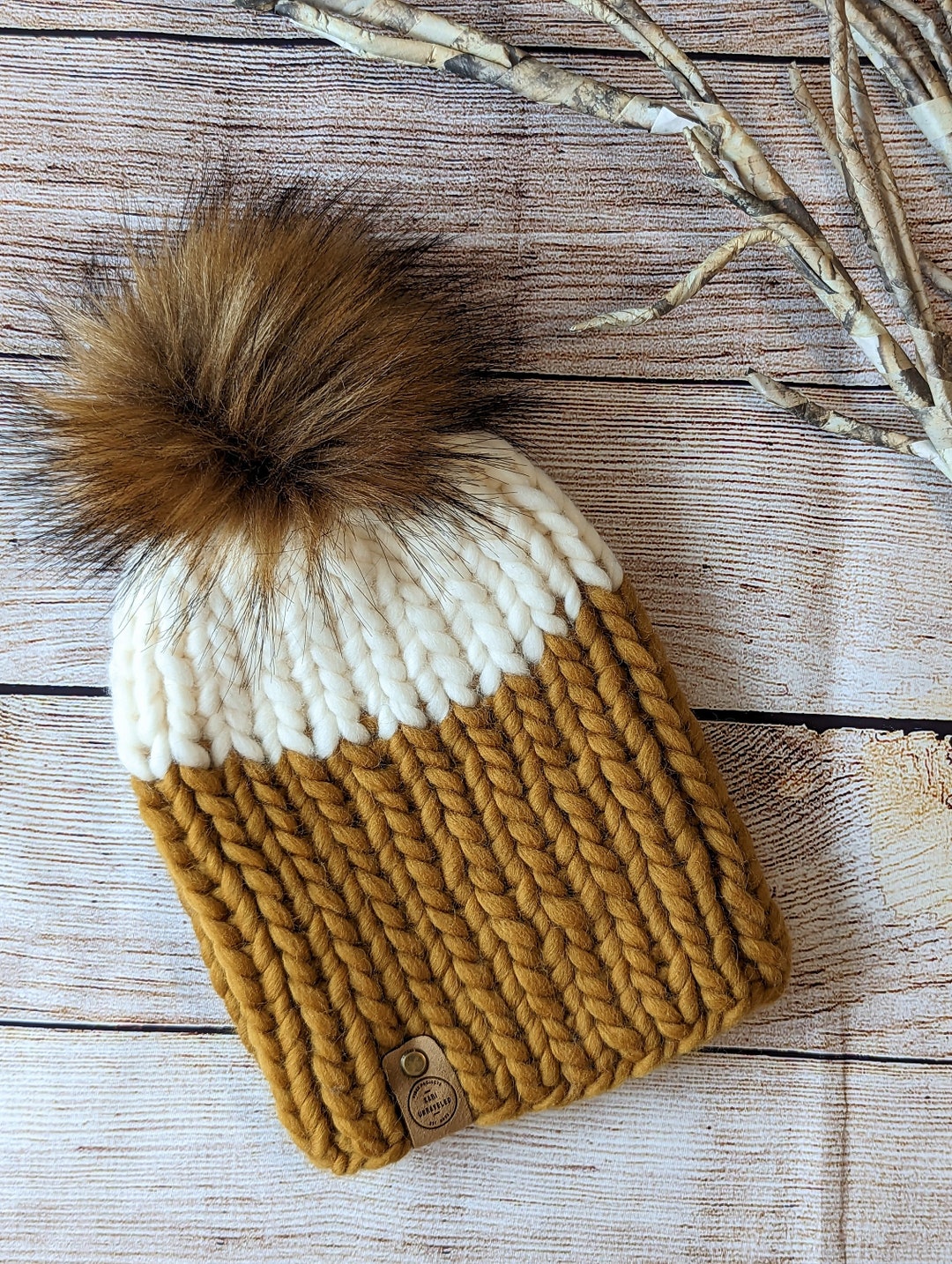 Peanuts Snoopy and Woodstock Pom Pom Knit Beanie