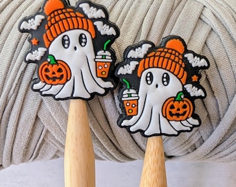 Knitting Needle Point Protectors | Hipster Hat Ghost Stitch Stoppers | Knitting Notions | Gifts for Knitters | Needle Stoppers