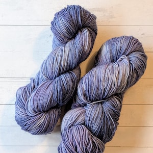Hand Dyed Yarn | Sparkle Sock Yarn | Fingering Weight | Luxury Merino Wool Nylon Blend Yarn | Indie Dyed Yarn |  437 yards