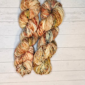 Hand Dyed Yarn | Worsted Weight Wool Yarn | Luxury Merino Wool Yarn | Indie Dyed Yarn | 219 yards