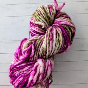 Hand Dyed Yarn | Super Bulky Wool Yarn | One of a Kind Colorway | Luxury Merino Wool Yarn | Indie Dyed Yarn | Mega Skein | 136 yards