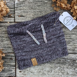Addi Neck Warmer Cowl Loops & Threads, Innovation, Sentro, Prym, I-cord,  Embellish Knit, Loom Knitting Easy Knitting Pattern 