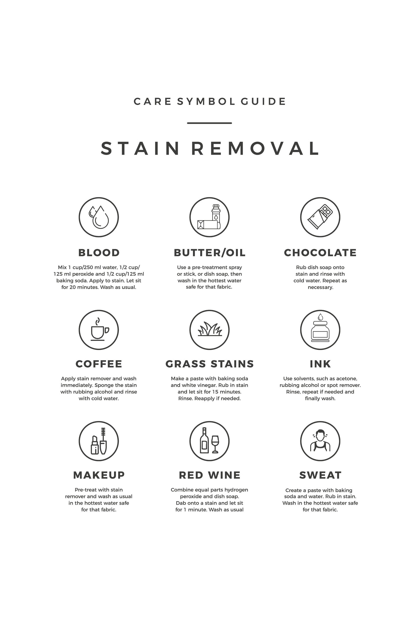 This Free Printable Stain Removal Guide And Laundry R vrogue.co