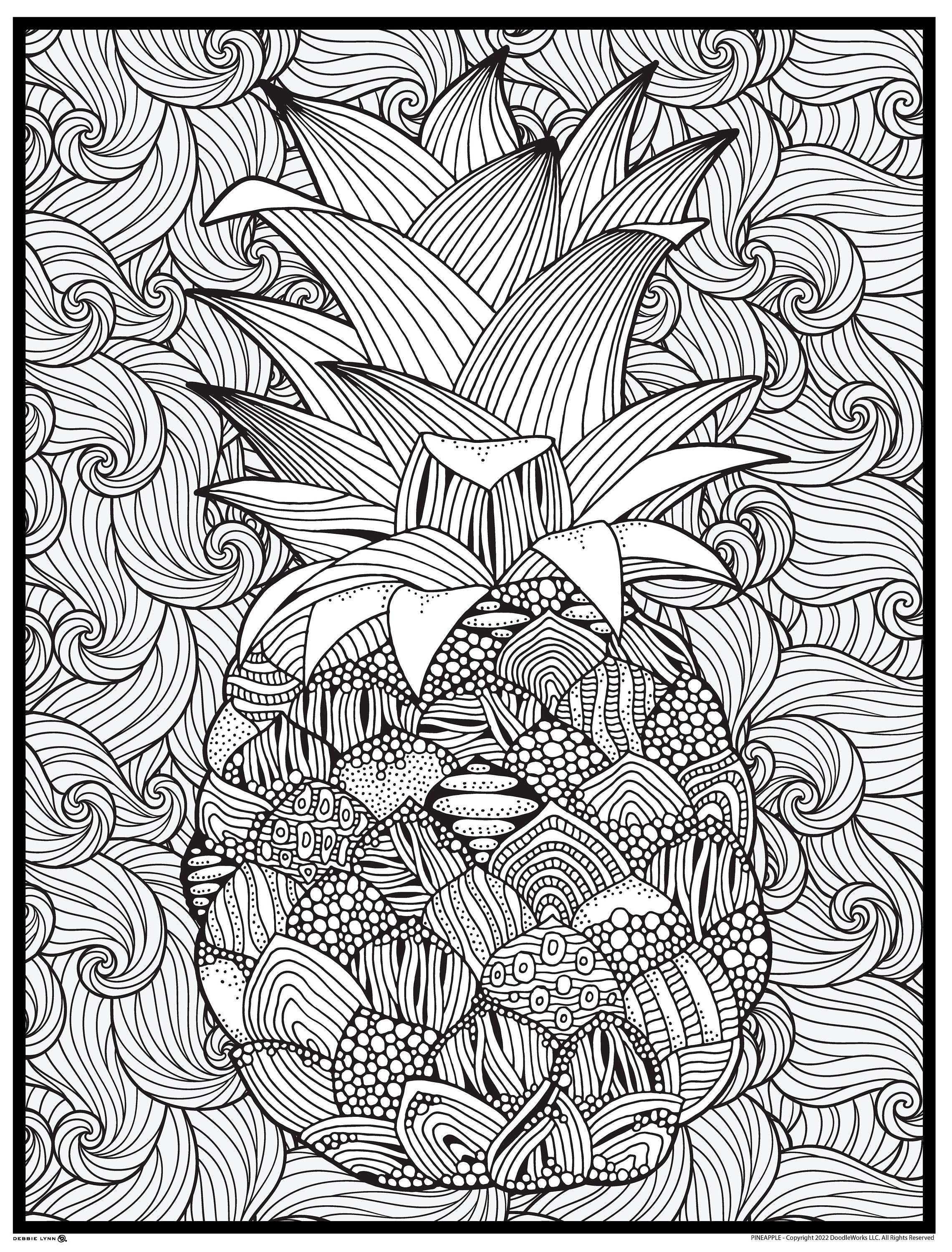 Debbie Lynn Rolled Coloring Posters 18x24 - Etsy