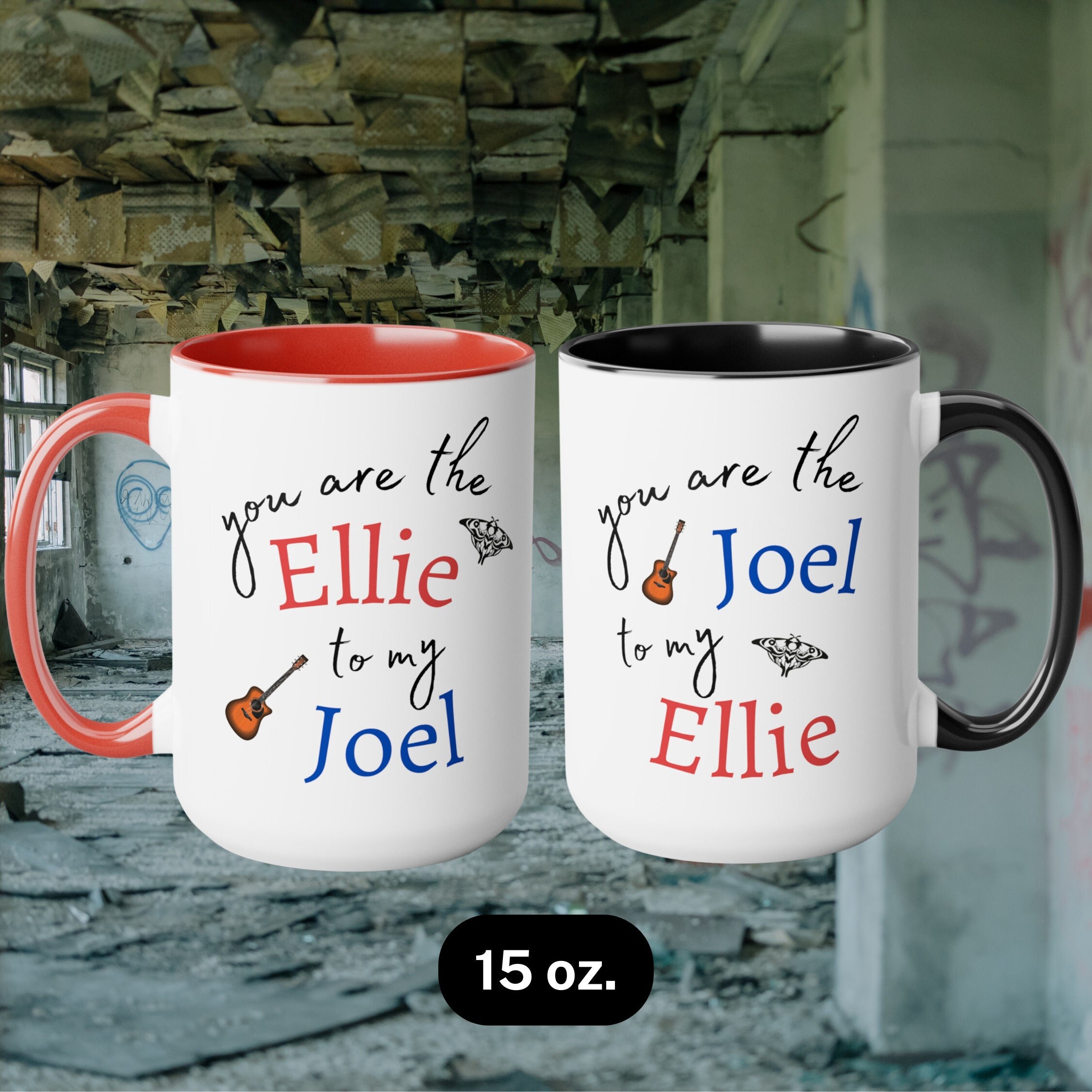 Ellie TLOU Tattoo Mug