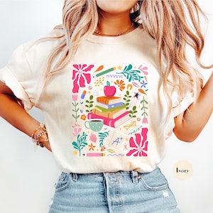 Camisa de otoño con colores cómodos para maestros, camisa de otoño para maestros, camisa de otoño para maestros, regalo de Acción de Gracias para maestros, camisa para maestros, Halloween