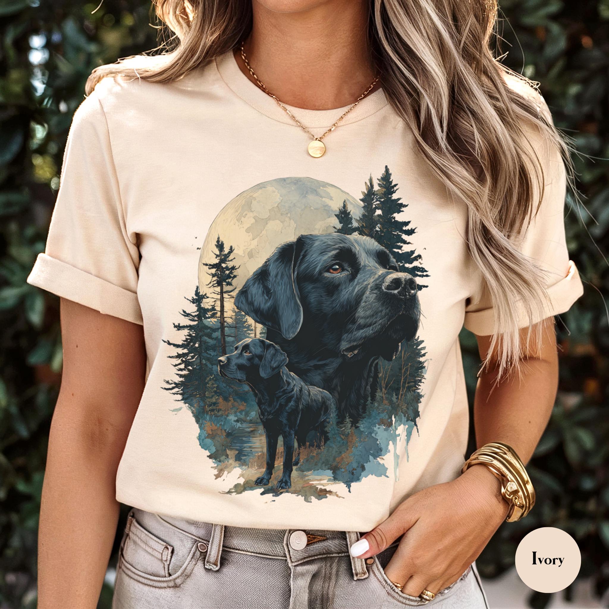 Vintage 90s Black Labrador Lab Comfort Colors® Shirt | Retro Lab 