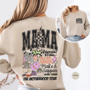 Mama Tour Sweatshirt | Funny Mama T-Shirt | The Motherhood Tour Shirt | Strong Woman Shirt | Gift For Mothers Day | Mama Graphic Tee
