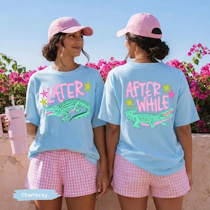 Later Gator Alligator Summer Comfort Colors® Shirt | After A While Crocodile Summer Vacation Tee Tshirt | After While Summer Beach Shirt image 3