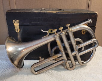 Civil War Cornet Cornopean Horn