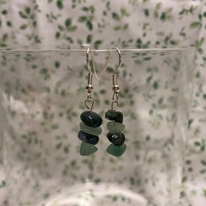 Green Crystal Earrings