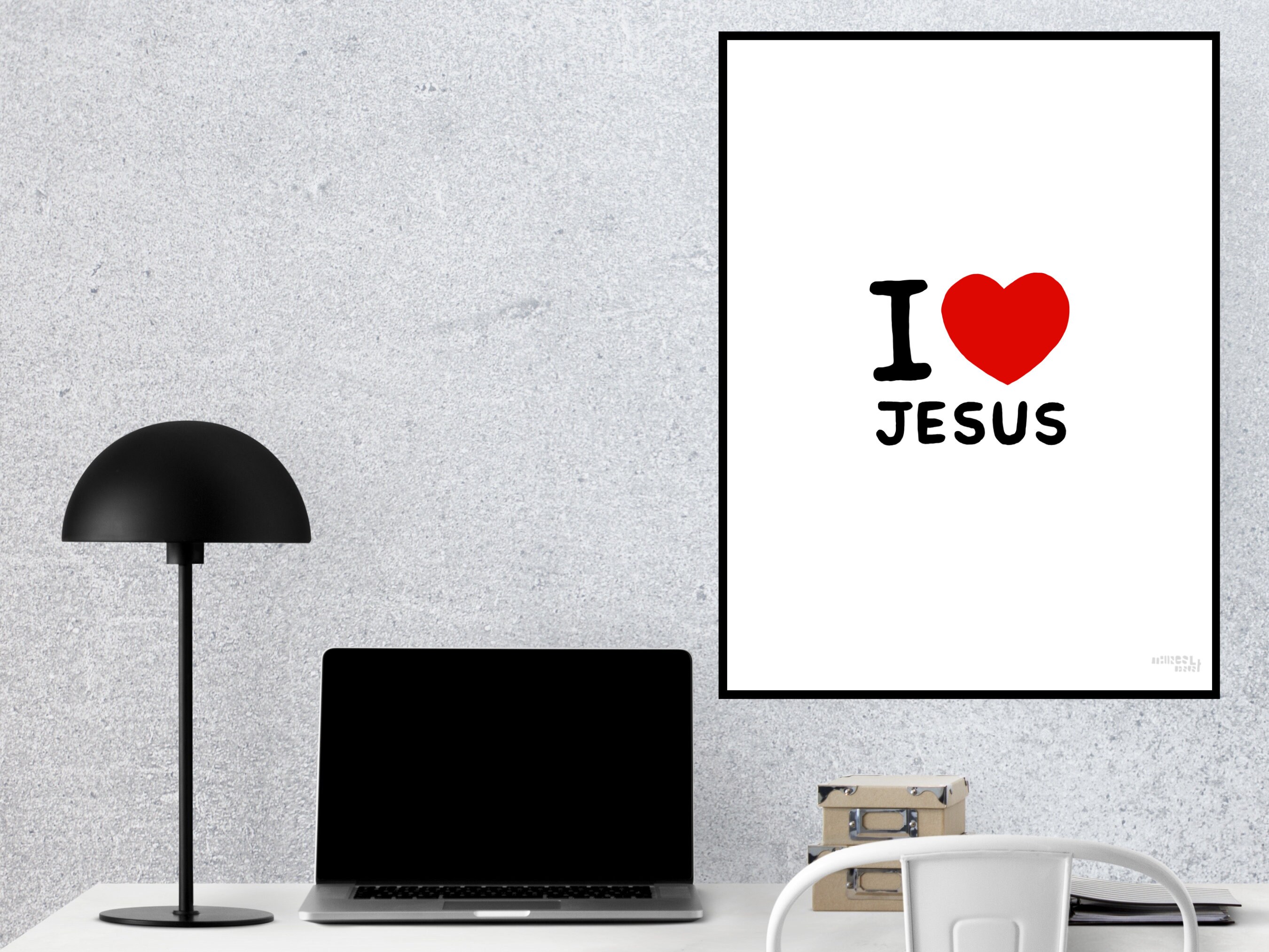 I Love Jesus - Printable Poster Files - Etsy