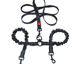 Cinturón de seguridad para mascotas de The Wagging Shop; Correa de seguridad para el automóvil 3 en 1, versátil y multiusos: absorbe los impactos, no se enreda, es duradera y reflectante para la noche.