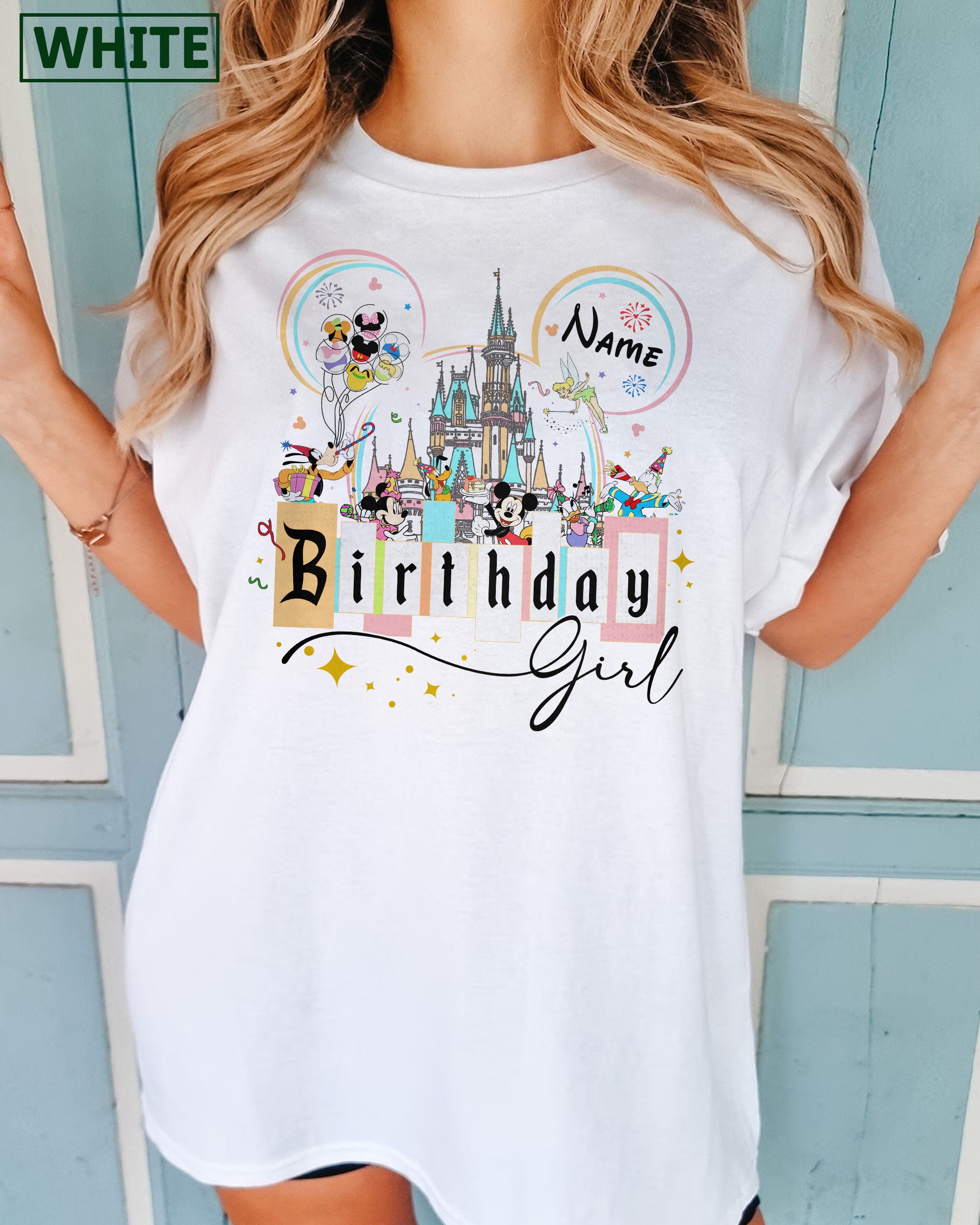 Discover Custom Disney Birthday Comfort Colors Shirt, Disney Birthday Girl, Disney Birthday Squad, Disney Birthday Trip Shirt, Family Birthday Shirts