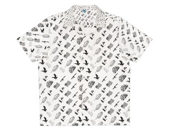 Americana Hawaiian Style Button Up