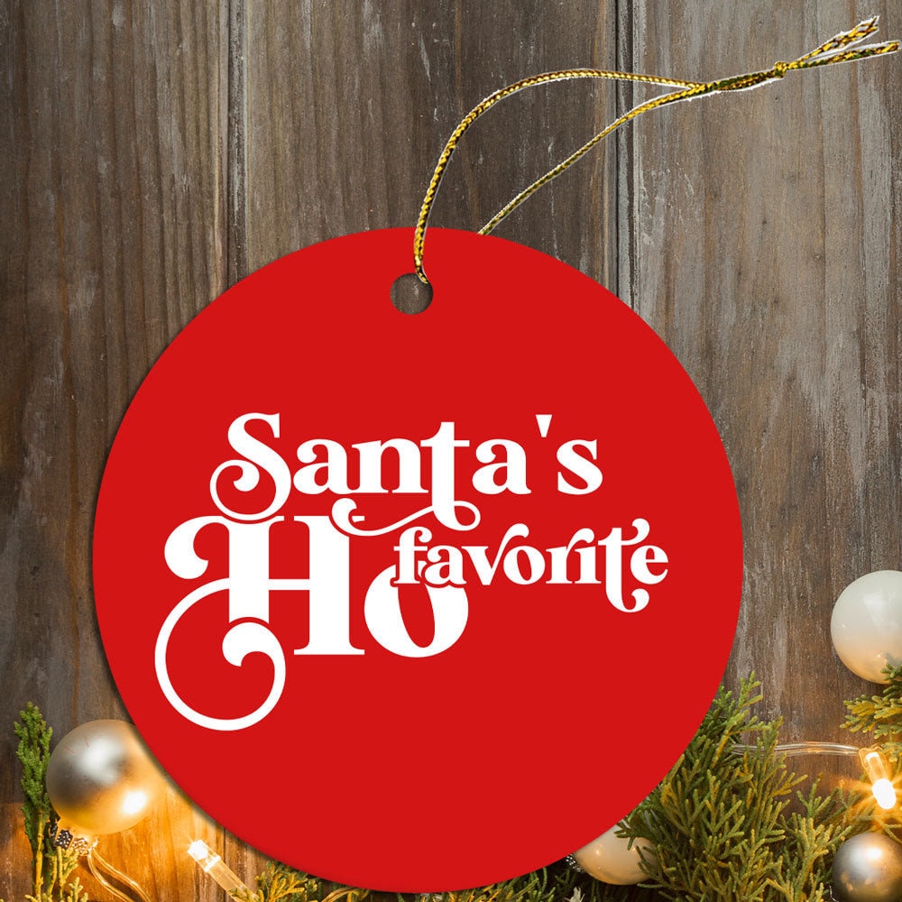 Discover Christmas Ornament, Santas Favorite Ho