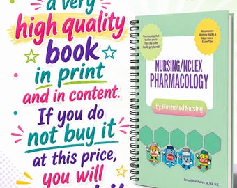 Guida allo studio di farmacologia per l'esame NCLEX - 230 pagine (edizione cartacea)