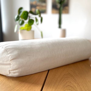 Yoga Bolster Yoga Cushion beige cream image 4