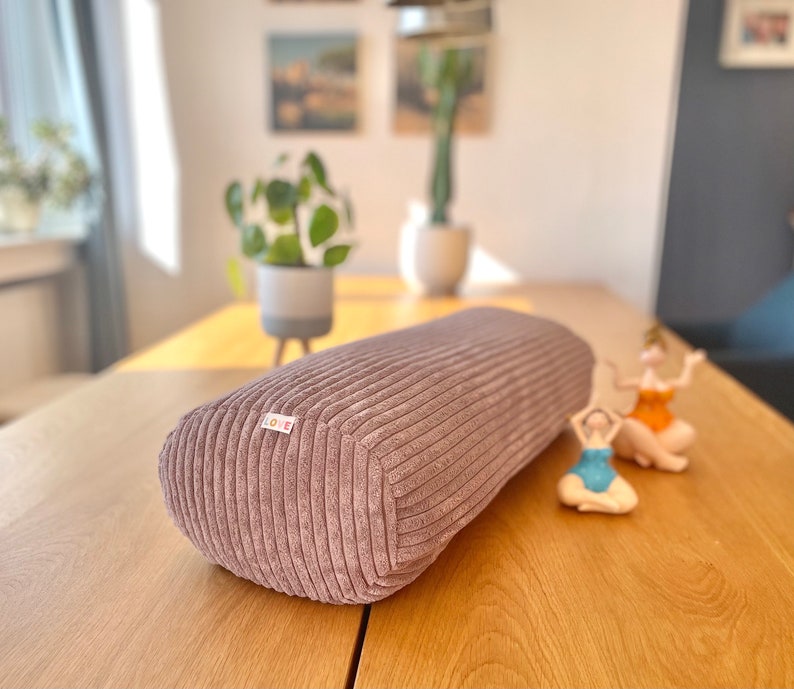 Yoga-Bolster Yogakissen altrosa Bild 1