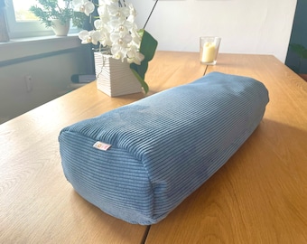 Yoga-Bolster Yogakissen denim blau