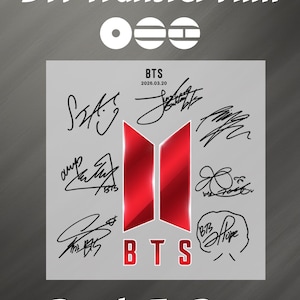 Bts Sign - Etsy