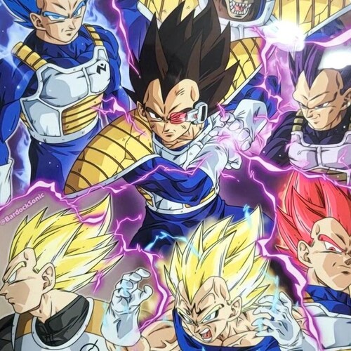 Ultra Ego Vegeta Metal Poster - Etsy