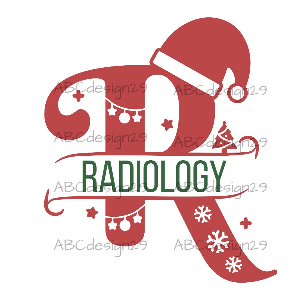 Radiology Christmas Svg Png Radiology Digital Cut File Etsy