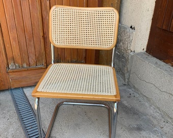 Chaise Marcel Breuer B32 Cesca moderne du milieu du siècle, années 70