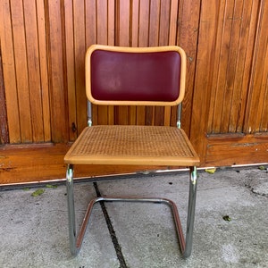 1 of 4 Mid-Century Modern Italian Marcel Breuer B32 Cesca Chair, 70s