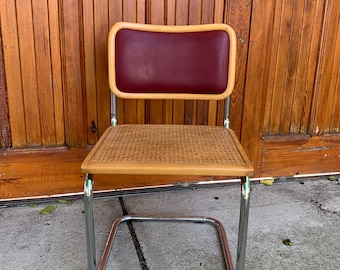 Chaise Marcel Breuer B32 Cesca moderne du milieu du siècle, années 70