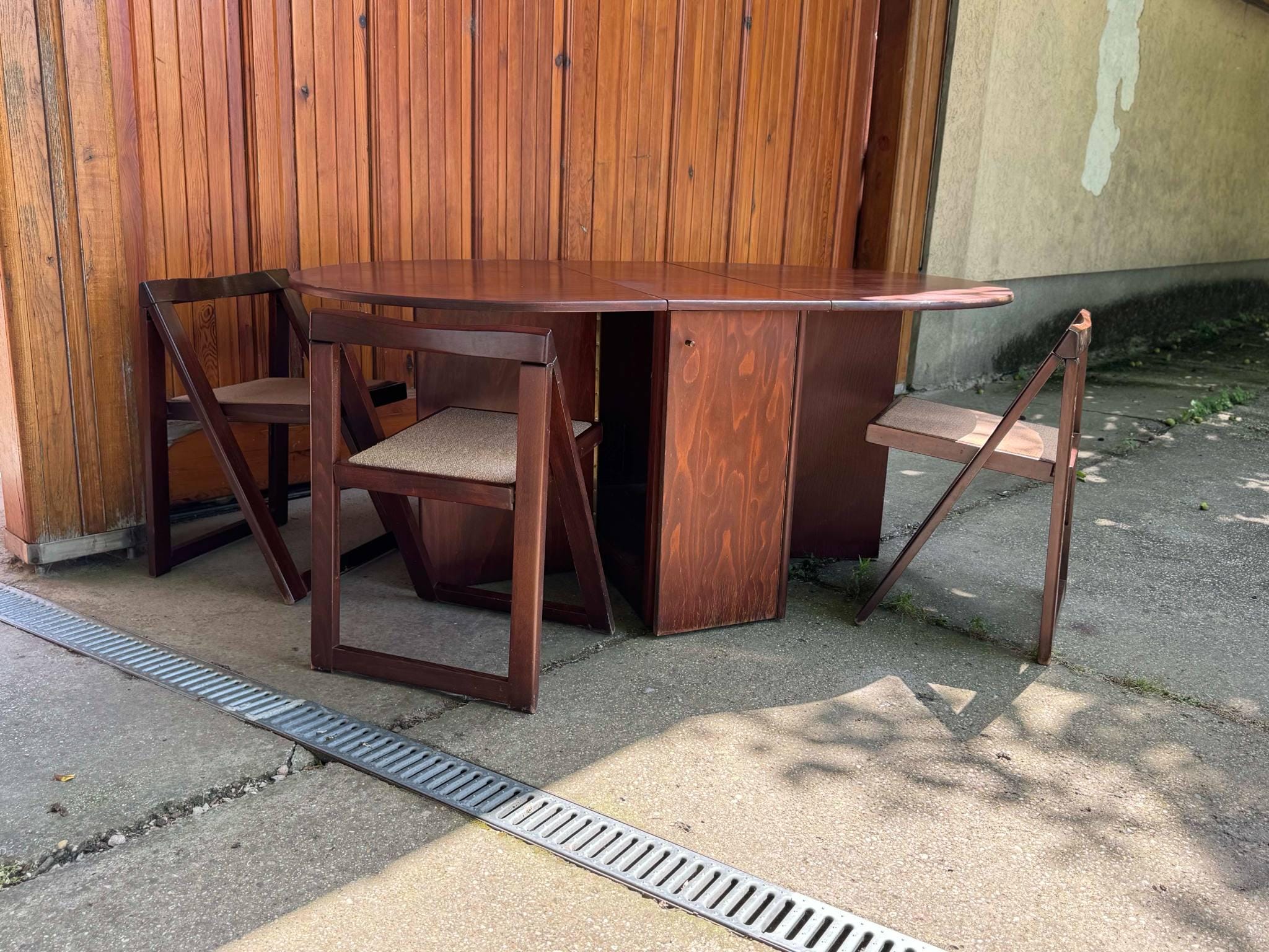 Aldo Jacober Drop Leaf Dining Table: Space-Saving Elegance for Your Home
