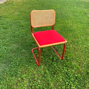 1  Mid-Century Modern Italian Marcel Breuer style  B32 Cesca Chair, 70s
