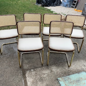 Marcel Breuer Cesca chairs Italy 1970