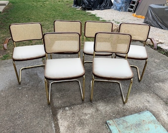 Marcel Breuer Cesca chairs Italy 1970