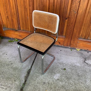 1 of 4 Mid-Century Modern Italian Marcel Breuer B32 Cesca Chair, 70s
