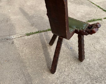 家具 Spanish Brutalist Chair in Wood, 1960s Spanish Brutalist Chair in Wood, 1960s Set of 12 Spanish Brutalist