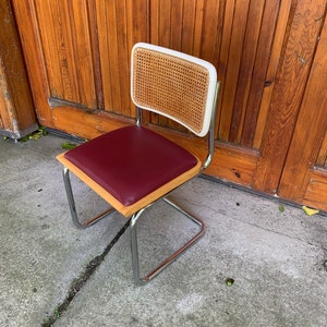 1 of 4 Mid-Century Modern Italian Marcel Breuer B32 Cesca Chair, 70s