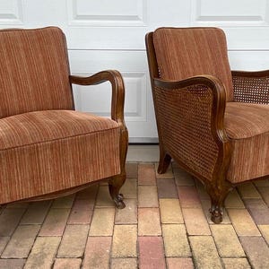 Antique Italian Armchair set of 2  1930s
