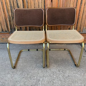 Marcel Breuer &quot;1970 cesca&quot; chairs set of 2