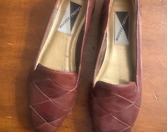 Vintage 90s size 8.5 Mootsies Tootsies Brown Women's Brown Flats Loafers