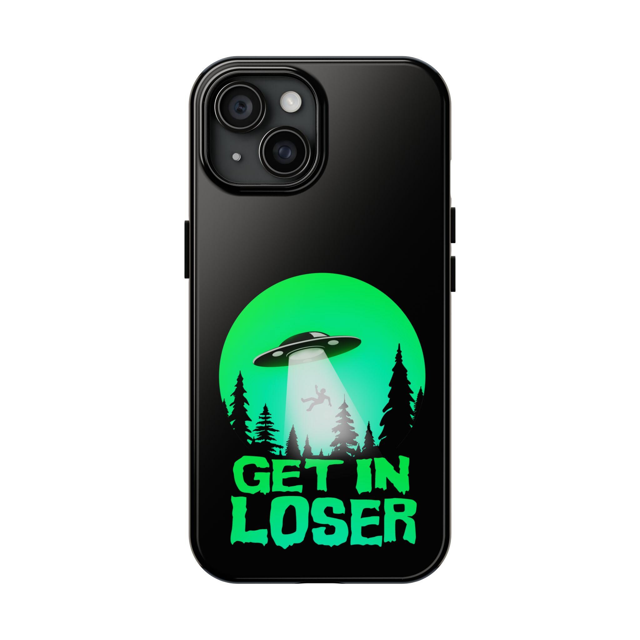 Society6  iPhoneケース  Get In Loser 宇宙 UFO Alien Printed iPhone Cases: 15, 14, Pro Max | Society6