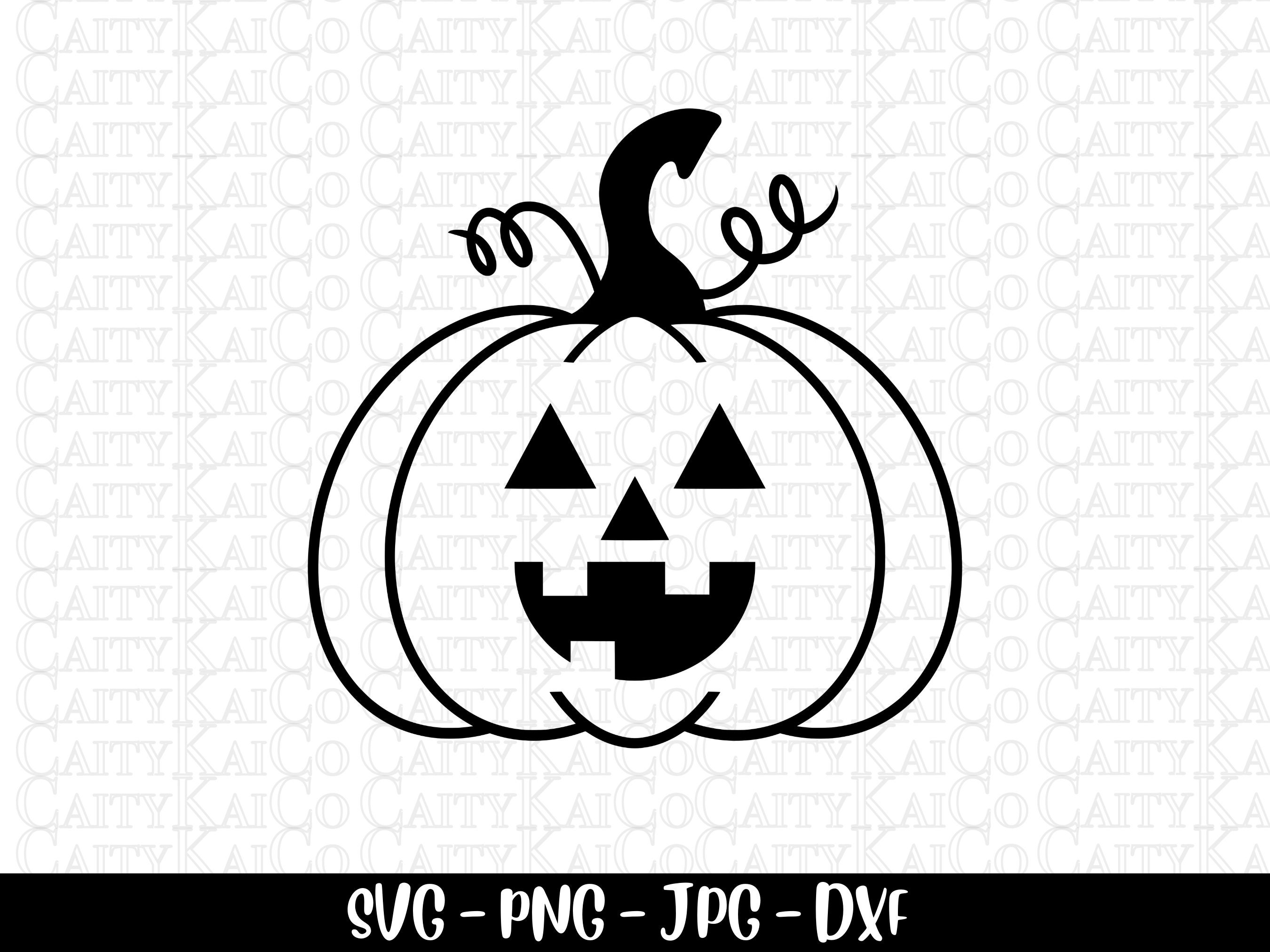 Jack O Lantern Svg, Pumpkin Face Svg, Halloween Svg, Cute Pumpkin Svg ...