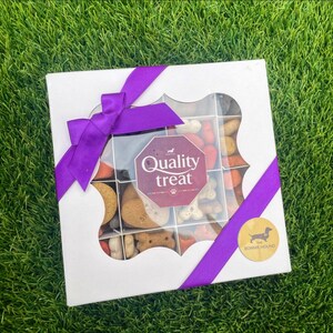 Dog Birthday Biscuit Treat Gift Box - Pic N Mix Selection For Adult Dogs
