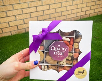 Dog Pick N Mix Chocolate / Biscuit / Grain Free Treat Box - Quality Treat Pun