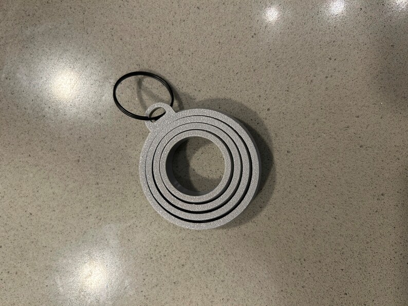 Gyroscope Fidget Toy Keychain Etsy