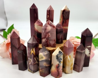 Purple Mookaite Towers - You pick! Natural Mookaite Jasper Points - High Quality Mookite Crystal Towers