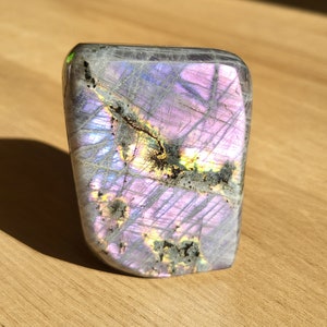 Purple Labradorite Freeform - High Quality strong lilac/purple flash Labradorite - Flashy Labradorite