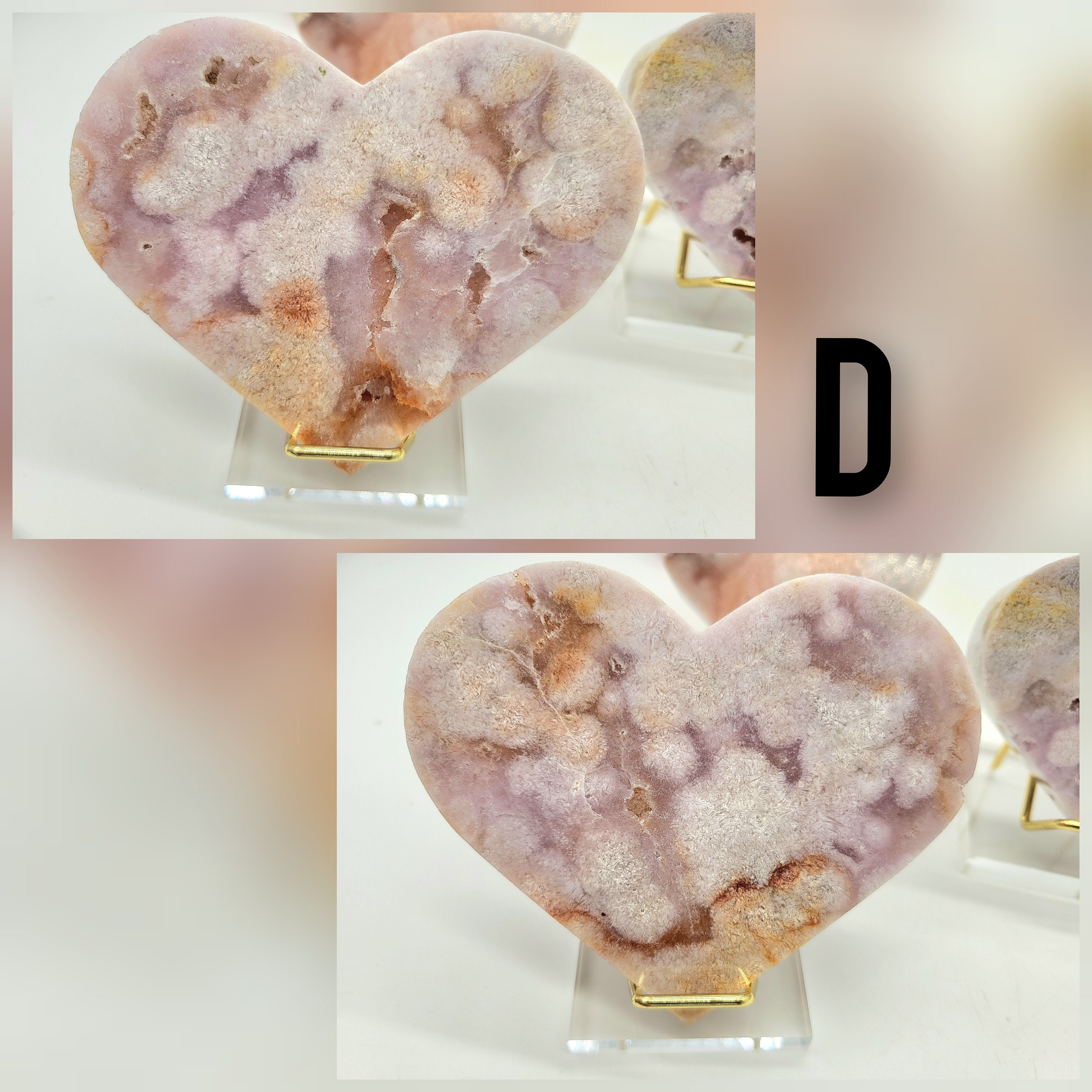 ドゥルージー ピンク アメジスト ハート - 高品質のピンク アマジスト