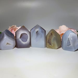 Druzy Agate Tower - Natural Druzy Agate Points - Sparkly Crystal Tower - Different colours - You choose